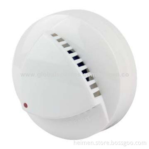DC 9-35V Dual-sensor 4-wire Smoke and Heat Combined Detector with Relay Output